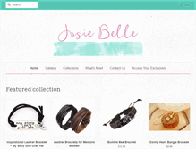 Tablet Screenshot of josie-belle.com